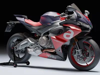 Aprilia RS 660 2021 Low-poly 3D model