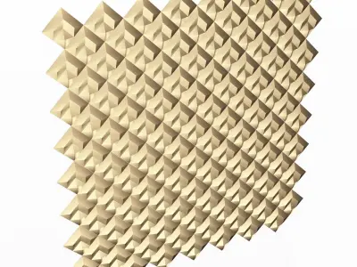 3D Wall Panel 06 Low-poly 3D model