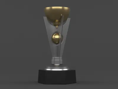 Trophy Cup 3D model 11