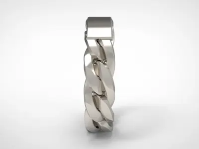 Chain ring  Lazer texture  3D model