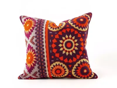 Colorful Decorative Pillow Model Pack Low-poly 3D model