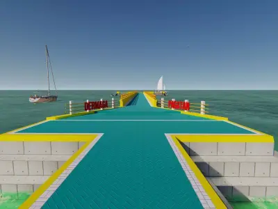 Pagatan groin rehabilitation 3D model