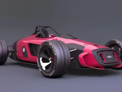 Audi Concept Racecar - Auto Union 3D model