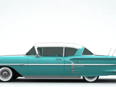 Chevrolet Impala Coupe 1958 3D model