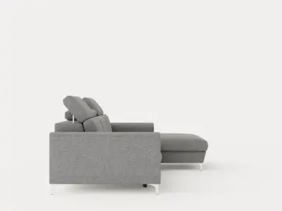 Corner Sofa Bed GIFU Left Low-poly 3D model