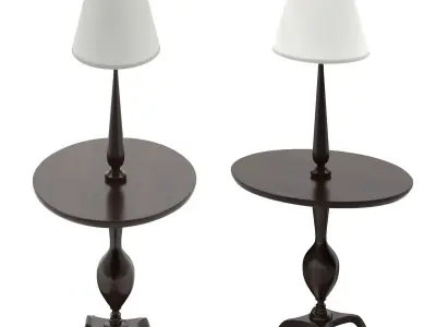Ovalesque floor lamp 3D model
