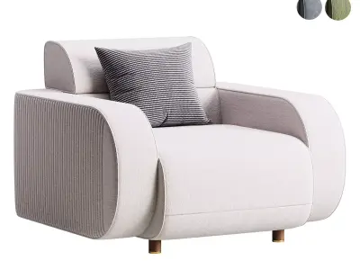 ARMCHAIR ROLLINS 3D model