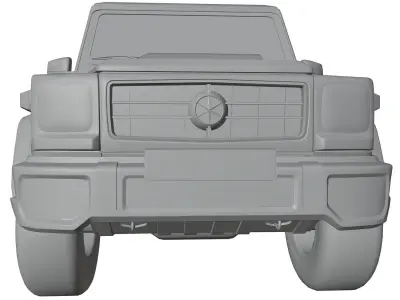 Off-road 4x4 unbranded 3D model