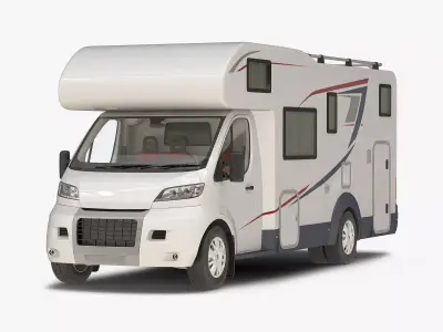 Motorhome Generic Simple Interior 3D model