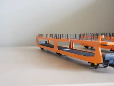 Pre supported H0 1-87 scale Laeks TA 370 SITFA freight car 3D print model