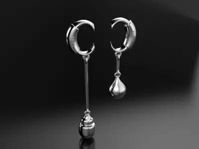 Chloe earrings  3D print model