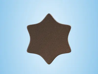 Christmas Cookie Free low-poly 3D model