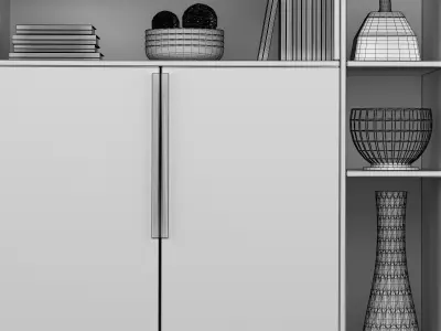 Wardrobe Furniture 014 3D model