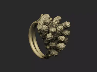 Coral abstract fantasy organic aqua underwater sea ocean  3D print model