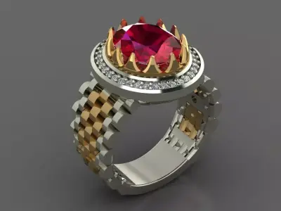 Ring men 3D print model