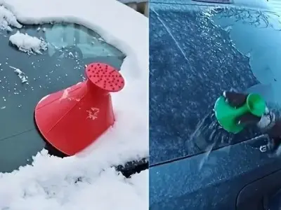 Magic Ice Scraper and Funnel 3D print model