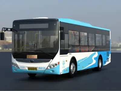 YUTONG ZK6105HNG2 bus 3D model