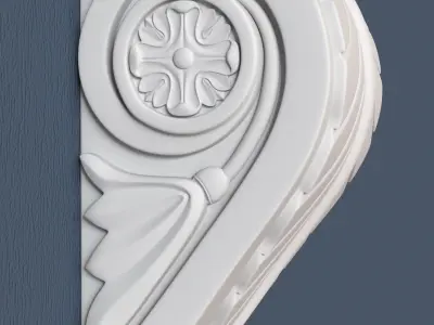 Decorative Corbel 3D model 5