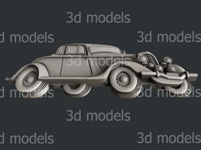 3d STL models for CNC router car 3D model