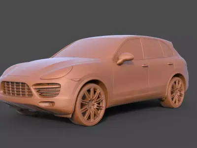 Porsche Cayenne 2016 3D print model