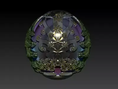 Chrsitmas Oustrig Egg 3D print model
