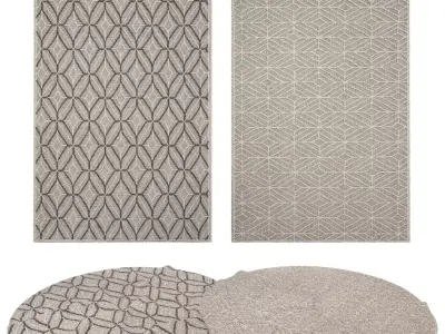 Rugs No 550 Low-poly 3D model