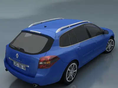 Renault Laguna kombi Low-poly 3D model