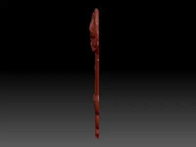 Rose Brooch 3D print model