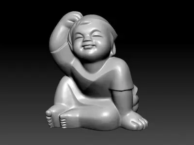 Art statue 3D model