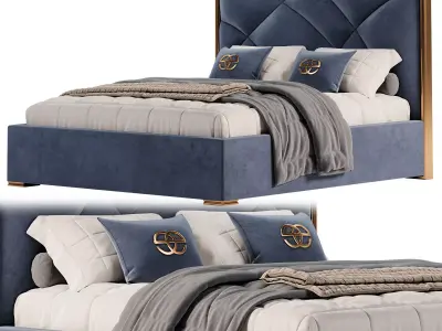 Viola Bed by Elve luxury 3D model