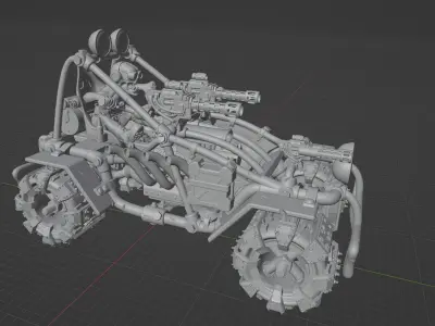 Road Rage RR-003 Mad Max style 3D printable models 3D print model