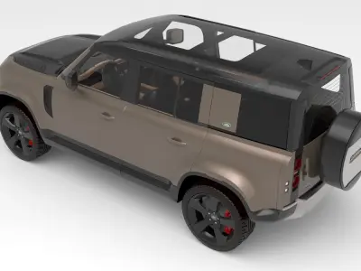 new Defender 3D model