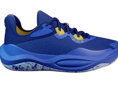 Under Armour Basketball shoe 3D model