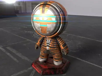 DeadSpace Mat Free low-poly 3D model