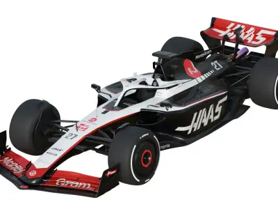 F1 Haas VF-23 2023 3D model