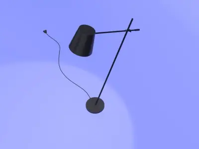 PBR Floor Lamp 3D model