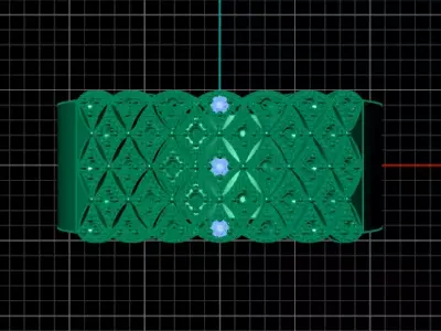 luxury jewelry ring 3D print model get