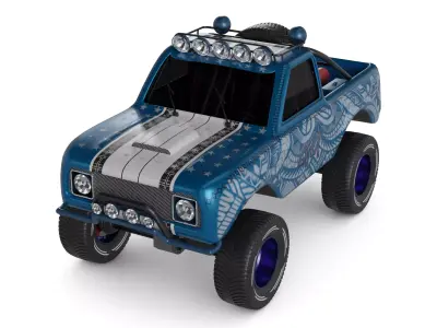 Trophy Truck 3D model