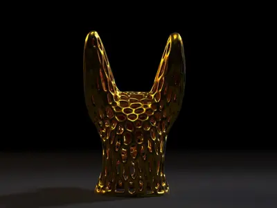 Anubis Voronoi 3D print model