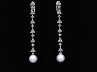 Earrings 14 3D print model