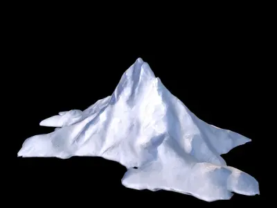Mount Elbrus mountain 3d Model 3D model