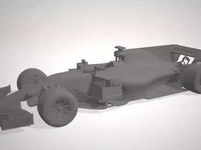 Coche Ferrari F1 3D model