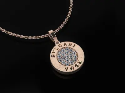 Bvlgari Pendant 3D print model