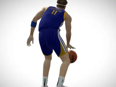 3D Klay Thompson Golden State Warriors NBA 3D model