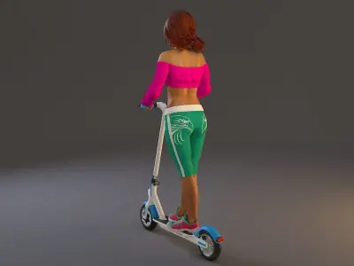 Street Female BCC 2130 001 3D model