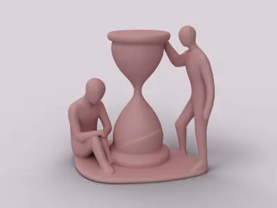Flow of Time - A Symbol of Patience and Hope 3D print model