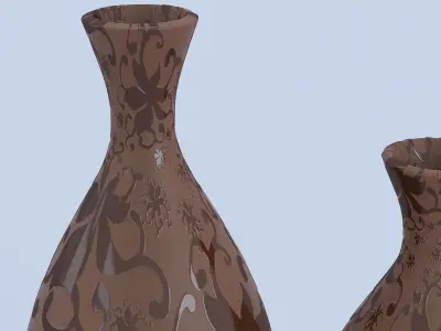 Ornamental Vases 3D model