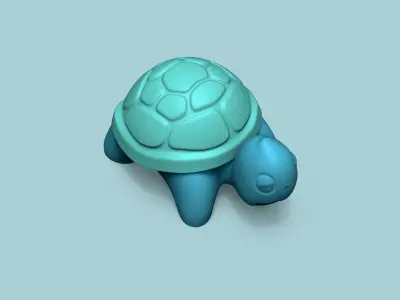 Garden Turtle Key Hide STL - Secret Yard Decor 3D print model