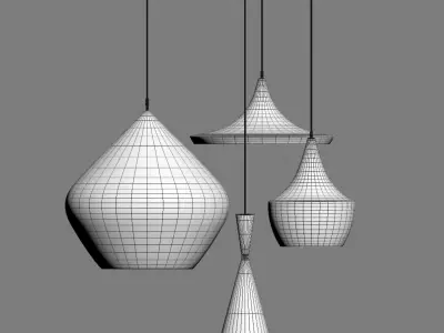 Light Tom Dixon White 3D model