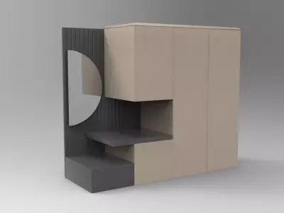 Pingu Cloakroom Low-poly 3D model